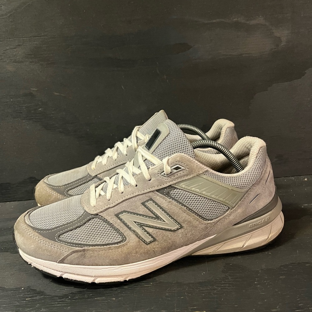 New Balance 990v5 Men’s Size 12 Gray Castlerock Made in USA Sneakers M990GL5 - Picture 2 of 8
